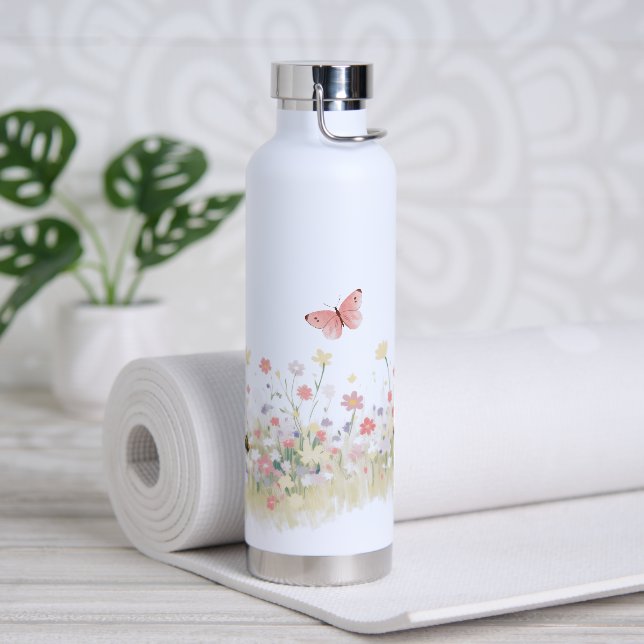 Bouteille d'eau de Prairie d'Été (Yoga)