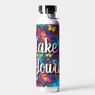 Bouteille d'eau de rêve papillon capricieux esthét