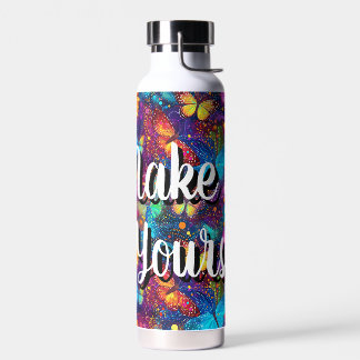 Bouteille d'eau de rêve papillon capricieux esthét