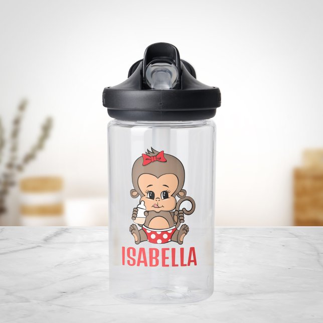 Bouteille d'eau de singe mignonne pour fille - Bou (Créateur téléchargé)