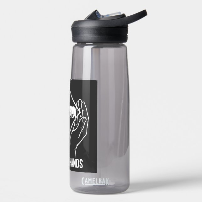 Bouteille d'eau de sport Diamond Hands (Gauche)