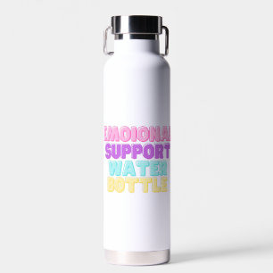Bouteille d'eau de support émotionnel