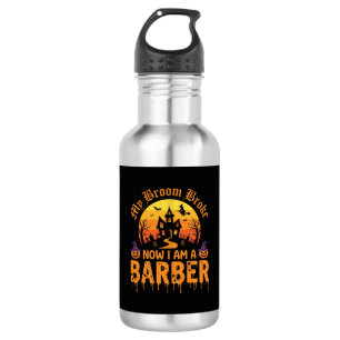 Bouteille D'eau Décoration de barbier d'Halloween Sorcière Balai C
