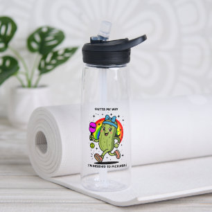Bouteille D'eau Dégagez de mon chemin - Je vais au Pickleball