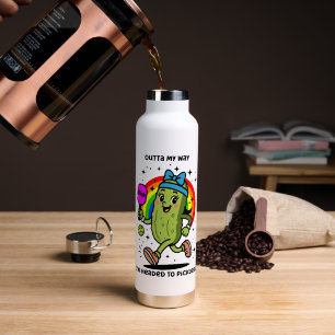 Bouteille D'eau Dégagez de mon chemin - Je vais jouer au Picklebal