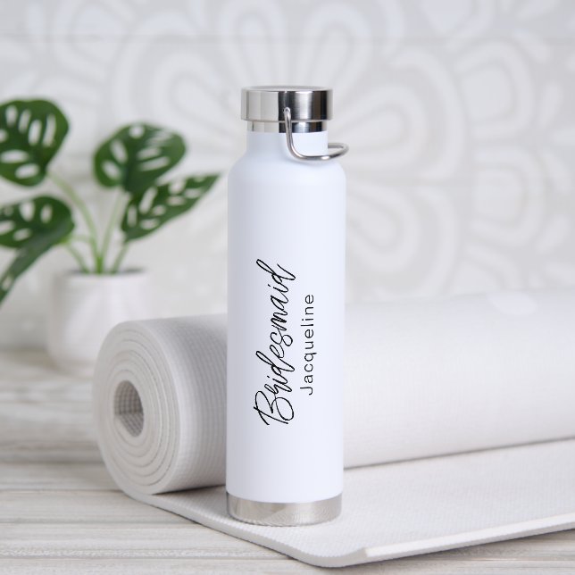 Bouteille D'eau Demoiselle d'honneur élégante et simple Mariage mo (Yoga)