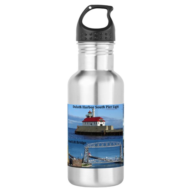 Bouteille d'eau des lumières d'entrée de Duluth (Devant)