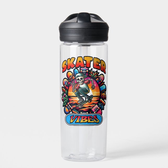 BOUTEILLE D'EAU DES VIBES DE SKATER ! (Extérieur)