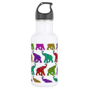 Bouteille D'eau Design de tuiles motifs Elephant Walk