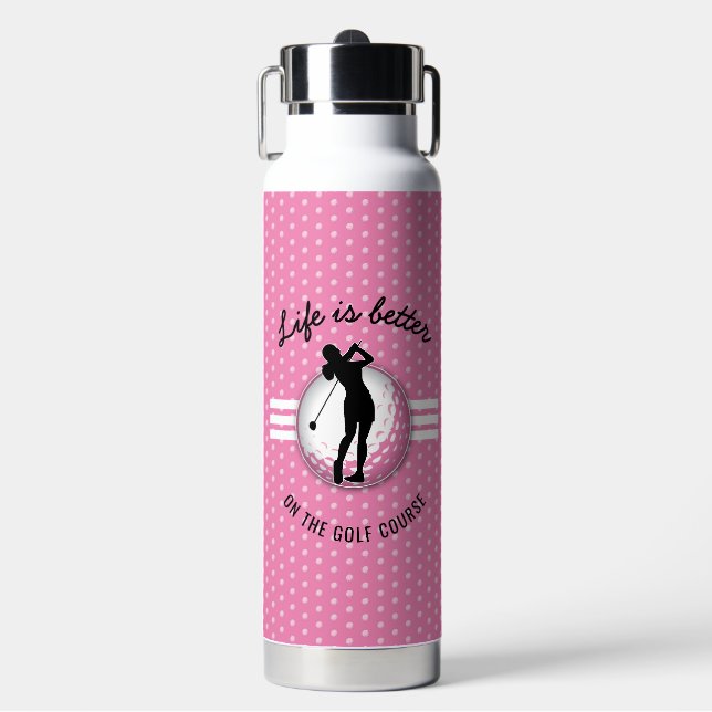 Bouteille D'eau Design élégant de Golfeur pour femmes (Salle de sport)
