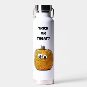 Bouteille D'eau Dessin Citrouille d'Halloween à l'aide d'un titre