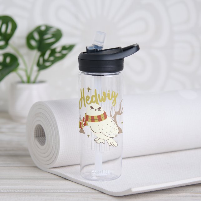 Bouteille D'eau Dessin de la forêt fantaisiste d'Hedwig (Yoga)