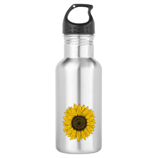 Bouteille D'eau Dessin de tournesol