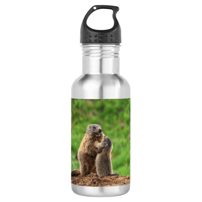 Bouteille D'eau Deux marmottes (Devant)