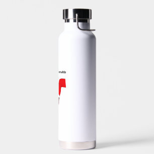Bouteille D'eau Devenez ingouvernable Funny Moo Deng Christmas Moo