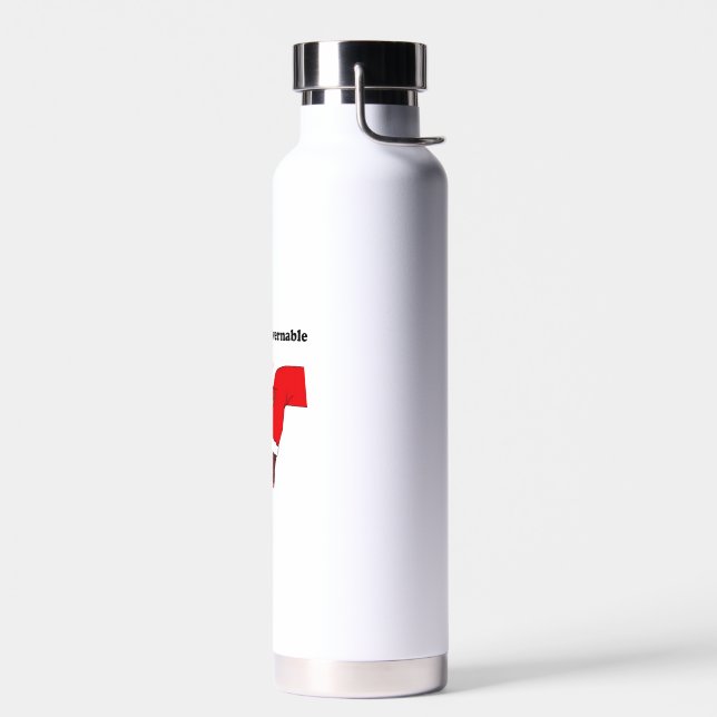 Bouteille D'eau Devenez ingouvernable Funny Moo Deng Christmas Moo (Gauche)