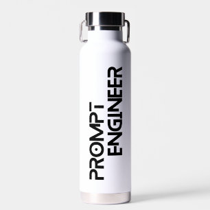 Bouteille D'eau Devis minimaliste de l'ingénieur d'invite