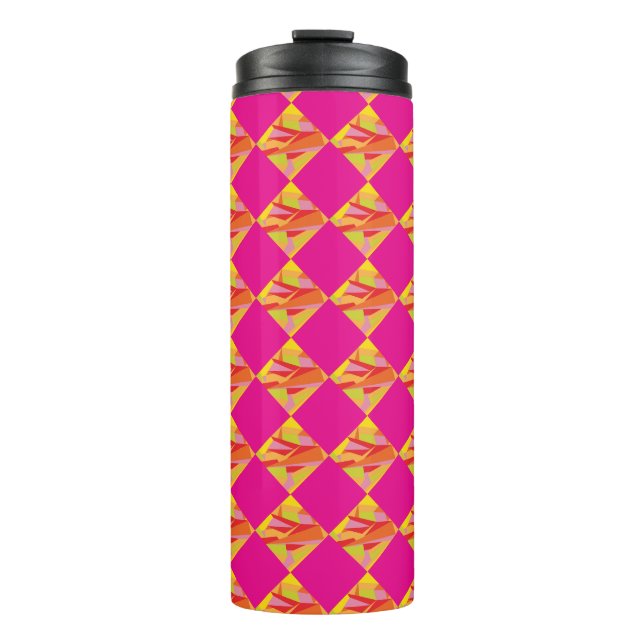 Bouteille d'eau Diamant Fuchsia (Devant)