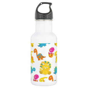 Bouteille D'eau Dinosaures mignons, motif de dinosaures, bébé dino