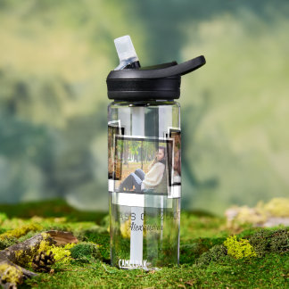 Bouteille D'eau Diplôme de 3 images instantanées personnalisées