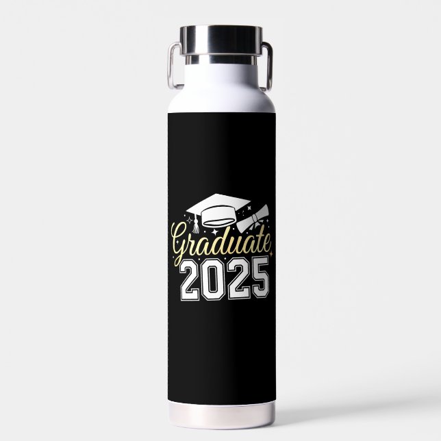 Bouteille D'eau Diplômé de la promotion 2025 (Avant)