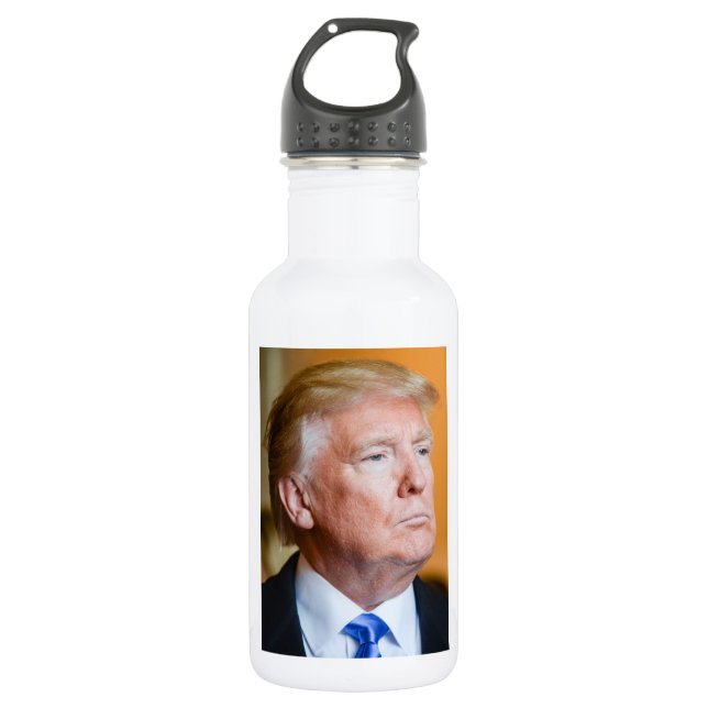 Bouteille D'eau Donald Trump Portrait (Devant)