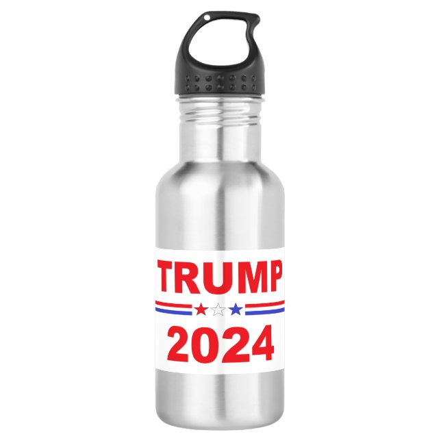 Bouteille D'eau Donald Trump Président 2024 (Devant)