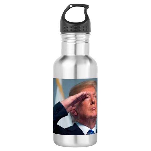 Bouteille D'eau Donald Trump : Salaires (Devant)