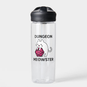 Bouteille D'eau Donjon Meowster Chat Drôle