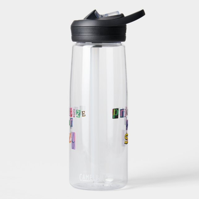 Bouteille D'eau Donnez-vous la priorité (Gauche)