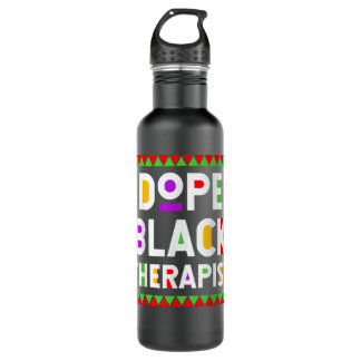 Bouteille D'eau Dope Black Therapist African American Job Proud Pr