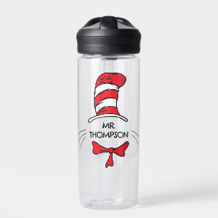 Bouteille D'eau Dr. Seuss Chat dans le Chapeau Nom de l'enseigna