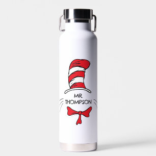 Bouteille D'eau Dr. Seuss Chat dans le Chapeau Nom de l'enseigna