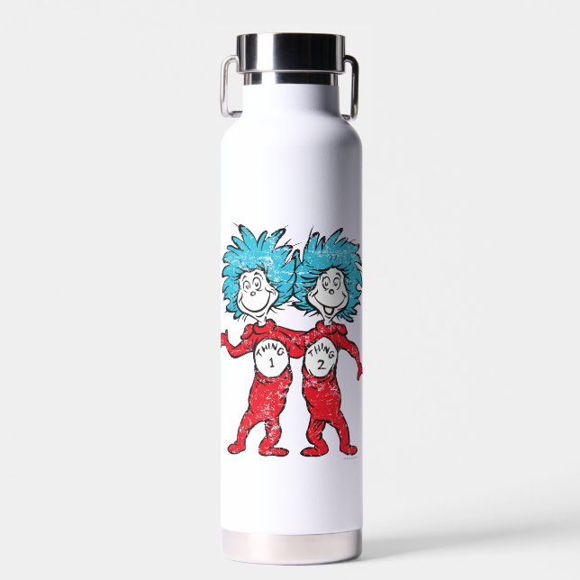 Bouteille D'eau Dr. Seuss | Chose Un Chose Deux Debout (Avant)