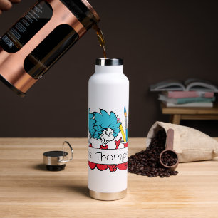 Bouteille D'eau Dr. Seuss   Chose Une Chose Deux Nom d'enseignant