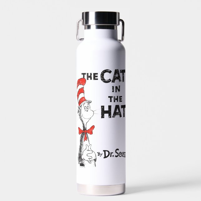 Bouteille D'eau Dr. Seuss | Le Chat dans le Chapeau (Avant)