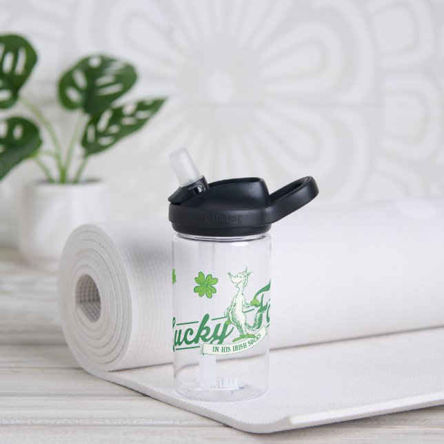 Bouteille D'eau Dr Seuss | Lucky Fox Dans Ses Chaussettes Irlandai (Gauche)