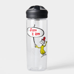 Bouteille D'eau Dr. Seuss Sam-I-Am tenant une pancarte
