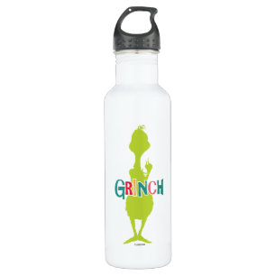 Bouteille D'eau Dr. Seuss   The Grinch - Green Silhouette
