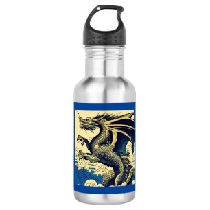 Bouteille D'eau Dragon européen Imaginaire - Bois coupé 3