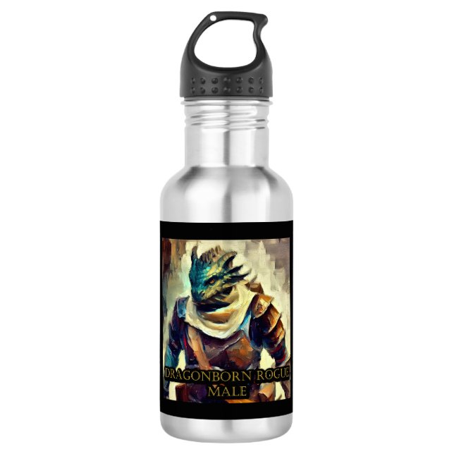 Bouteille D'eau Dragonborn Rogue Homme (Devant)
