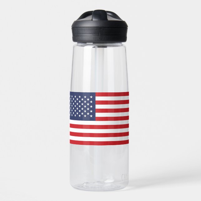 Bouteille D'eau Drapeau américain (Avant)