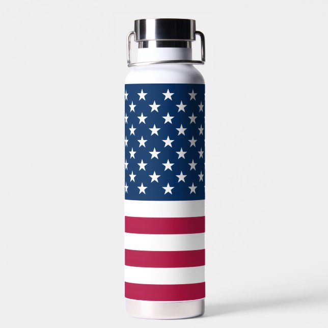 Bouteille D'eau Drapeau américain (Arrière)