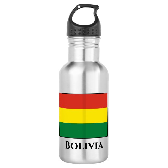 Bouteille D'eau Drapeau bolivien (Devant)