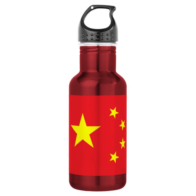 Bouteille D'eau Drapeau chinois (Devant)