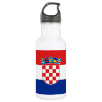 Drapeau croate Liberty Bottle