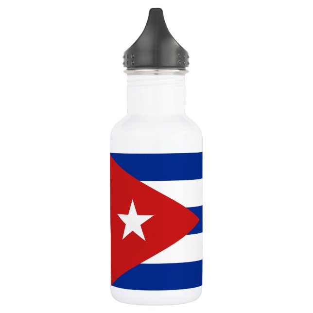 Bouteille D'eau Drapeau de Cuba (Gauche)
