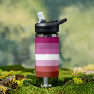 Bouteille D'eau Drapeau de fierté lesbienne de SlipperyJoe féminin