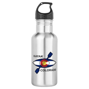 Bouteille D'eau Drapeau de Kayak Colorado