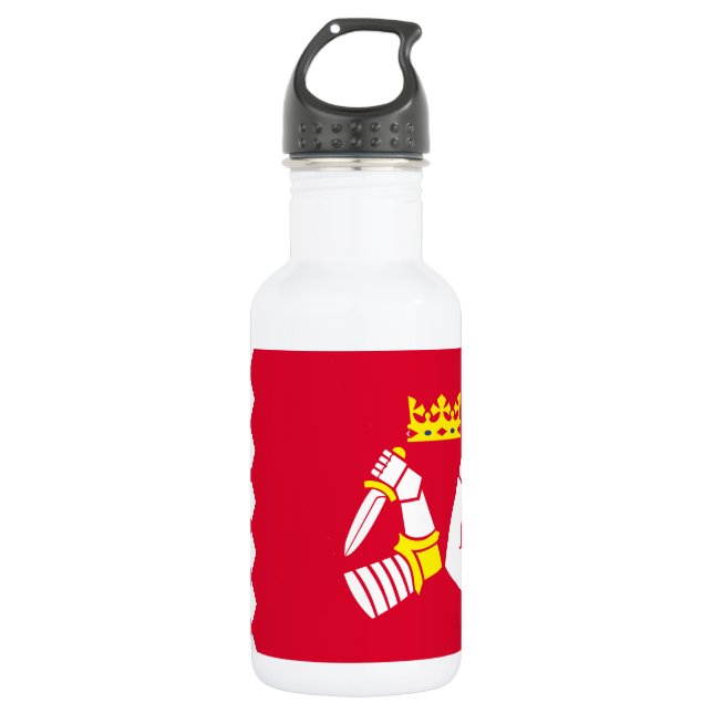 Bouteille D'eau Drapeau de la Carélie du Nord (Devant)